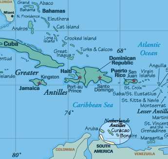 Where is the Island of Curacao?